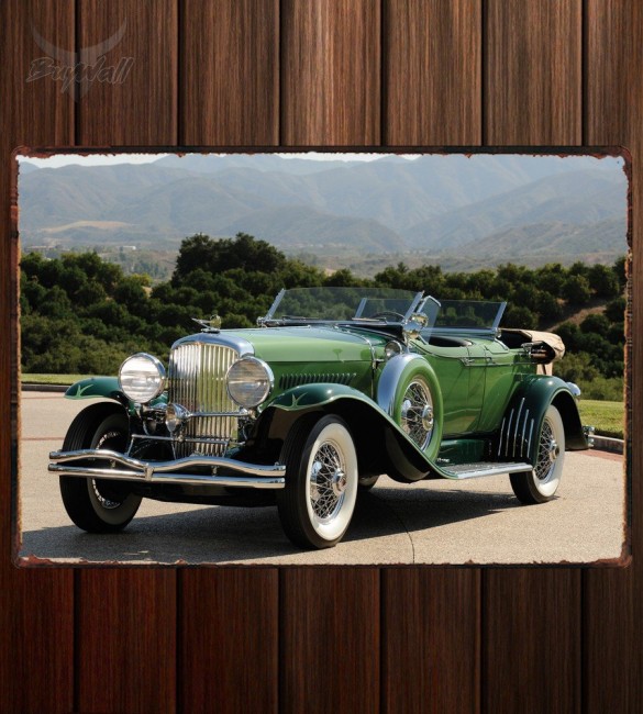 Металлическая табличка Duesenberg J Dual Cowl Phaeton by LeBaron Металлическая табличка Duesenberg J Dual Cowl Phaeton by LeBaron